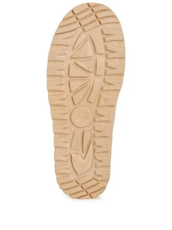 London Rag Ryeson Buckle Strap Platform Classic Slip-Ons